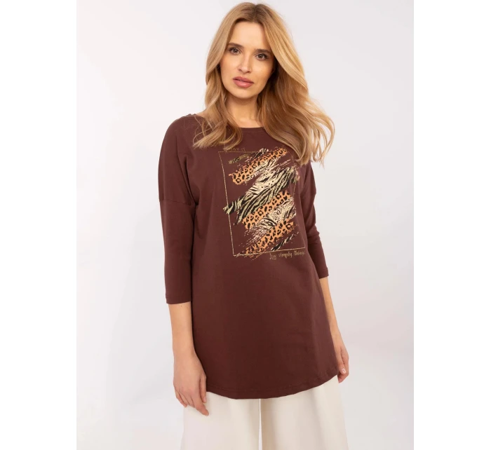 Dámska blúzka CLM BZ 0052.37 Brown - Calimera Dámska blúzka CLM BZ 0052.37 Brown - Calimera