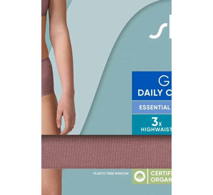 BAVLNENÉ NOHAVIČKY S VYSOKÝM PÁSOM SLOGGI GO DAILY