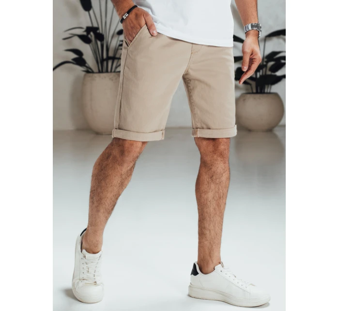 Pánské džínové šortky béžové Dstreet model 21989844 - FashionStreet