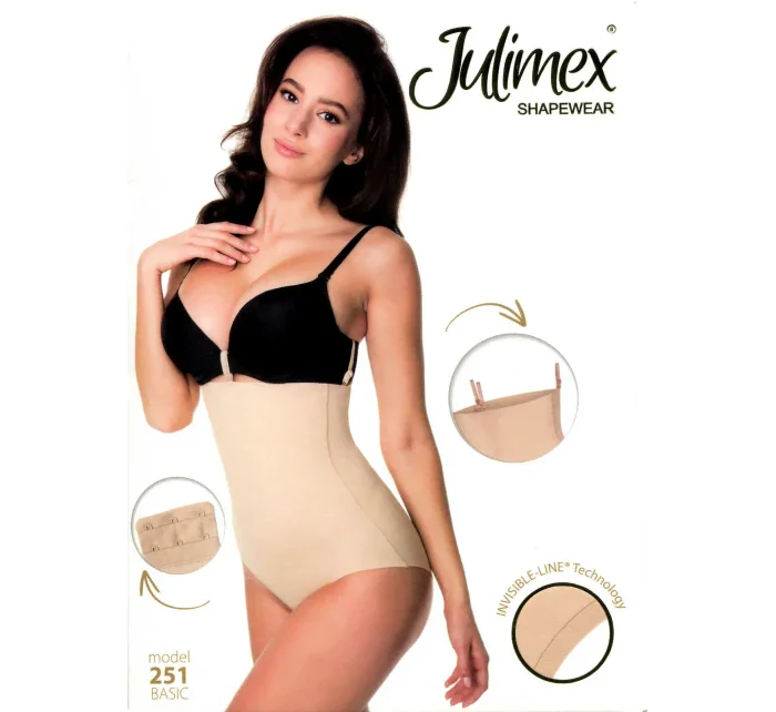 Dámske nohavičky s vysokým pásom Julimex 251