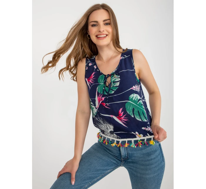 Bluzka AT BZ model 18605205 granatowy - FPrice