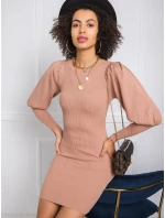 Šaty EM SK model 16327173 světle hnědá - FPrice