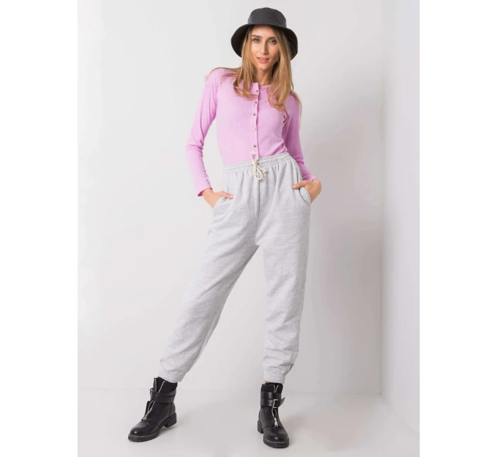 Tepláky TW DR G 080.17 svetlo šedá Tepláky TW DR G 080.17 svetlo šedá