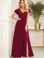 Dámske šaty Lidia 310-5 Burgundy - NUMOCO