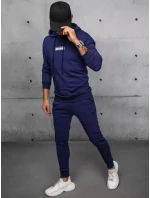 Pánske tmavomodré tepláky FashionStreet AX0687 Pánske tmavomodré tepláky FashionStreet AX0687