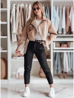 Dámské kalhoty slim fit s páskem black Dstreet model 21986237 - FashionStreet