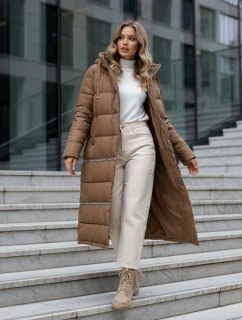FashionStreet dámska zimná dlhá ťavia bunda TY5167