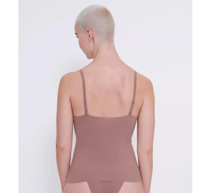 Dámsky top ZERO Feel 2.0 Špagetový top - BROWN - hnedý 1141 - SLOGGI