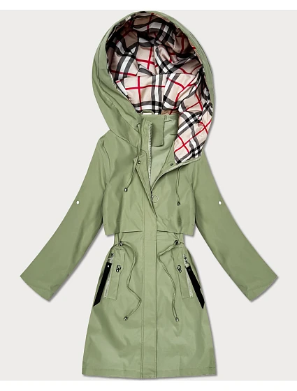Dámska ľahká khaki parka s podšívkou Goodlookin (KK60407-5#) Dámska ľahká khaki parka s podšívkou Goodlookin (KK60407-5#)