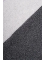 Zateplená mikina s dlouhými zády a kapucí v grafitové barvě Zateplená mikina s dlouhými zády a kapucí v grafitové barvě