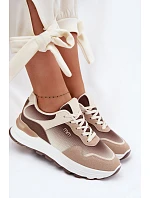 Dámské tenisky na platformě Hnědé model 22099924 - Boto