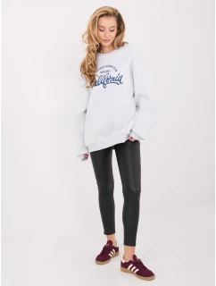 WT BL mikina A1065.55 svetlo šedá