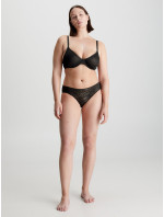 Dámske nohavičky Bikini Briefs Sheer Marquisette 000QF6879EUB1 čierna - Calvin Klein