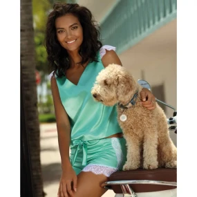 Dámske saténové pyžamo K-913 - Excellent Beauty