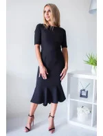 Dámské společenské šaty model 18201511 černé - Jersa Dámské společenské šaty model 18201511 černé - Jersa