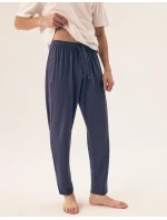 Pánske pyžamové nohavice 2PACK Mode 43030-59X Dark Blue s modrou - Henderson Pánske pyžamové nohavice 2PACK Mode 43030-59X Dark Blue s modrou - Henderson