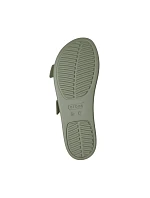 Dámske žabky Crocs Brooklyn Buckle Low green 211215 3BX