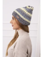 Čiapka s fleecom Patrycja K254 žltá+čierna