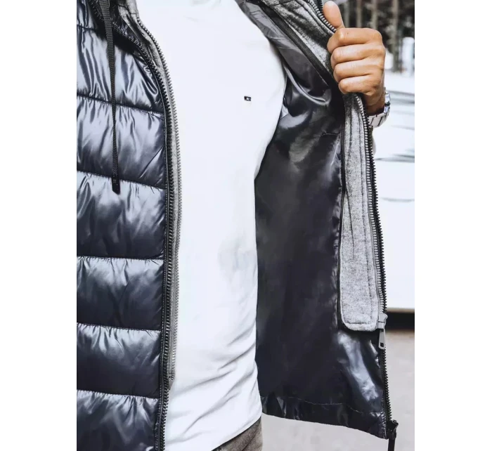 Pánska tmavomodrá vesta FashionStreet TX4140