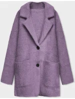 Krátky fialový vlnený prehoz cez oblečenie typu alpaka (7108-1) Krátky fialový vlnený prehoz cez oblečenie typu alpaka (7108-1)