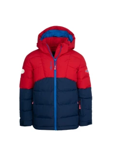 Detská zateplená nepremokavá zimná bunda Trollkids Gryllefjord s kapucňou (365-410)
