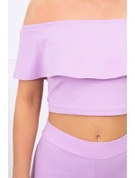 Sada s volánikom fialová