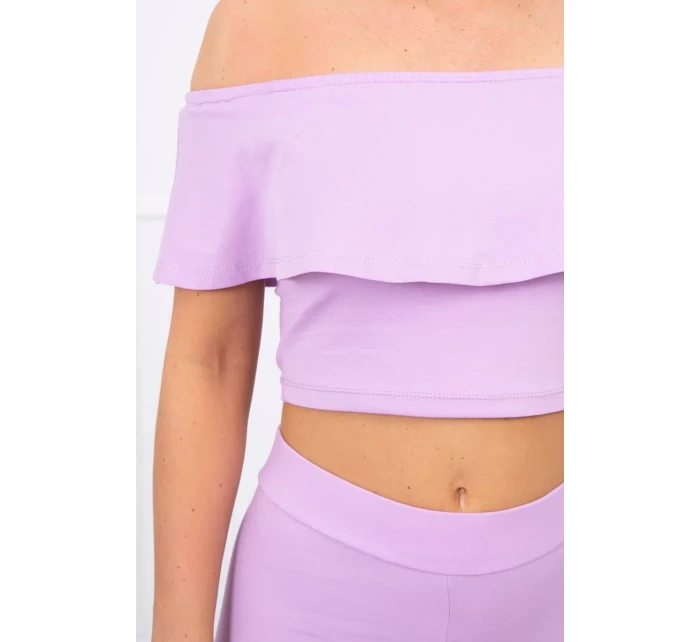 Sada s volánikom fialová