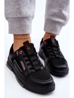 Damskie Niskie Sneakersy Cross Jeans LL2R4012C Czarne