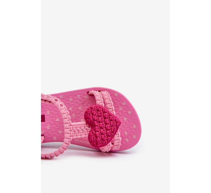 Sandałki Dziecięce Z Sercem 81997 Ipanema My First Baby Różowe