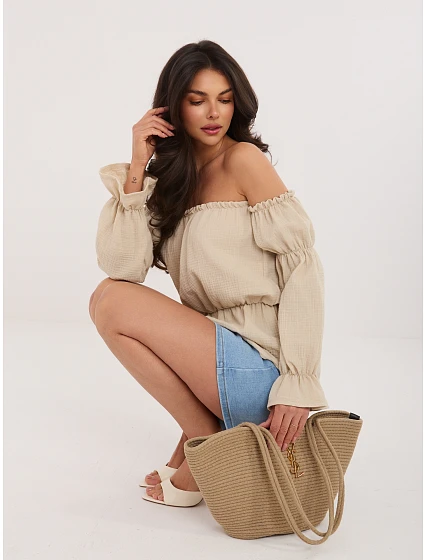 Blúzka MI BZ M682.92 béžová