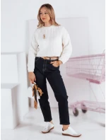 Dámské džínové kalhoty mom fit tmavě modré Dstreet model 21983593 - FashionStreet