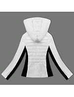 Dámska bunda z lepenej tkaniny J Style White (16M9223-281) Dámska bunda z lepenej tkaniny J Style White (16M9223-281)