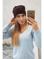 Dámská čepice Ingrid model 18752303 hnědá - K-Fashion