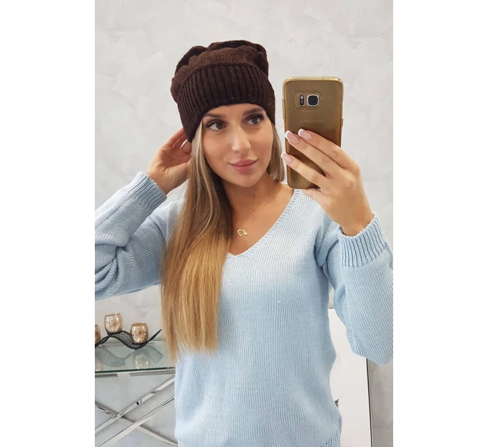 Dámská čepice Ingrid model 18752303 hnědá - K-Fashion