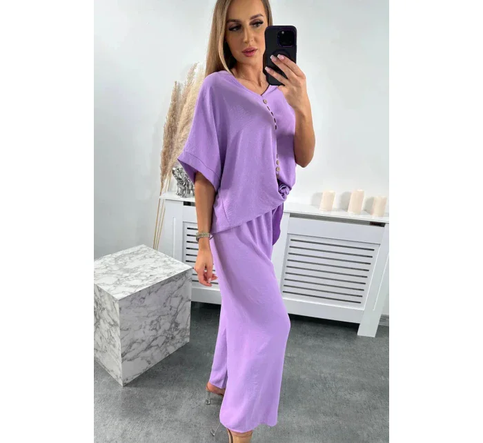 Súprava blúzky a nohavíc svetlo fialová Súprava blúzky a nohavíc svetlo fialová