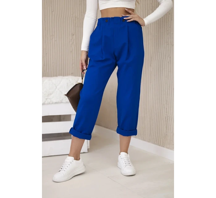 Nohavice Punto Milano Winter cornflower blue