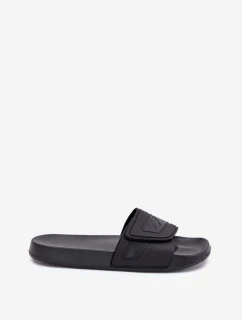 Klapki Męskie Na Rzep 4FMM00FFLIM091-20S Czarne