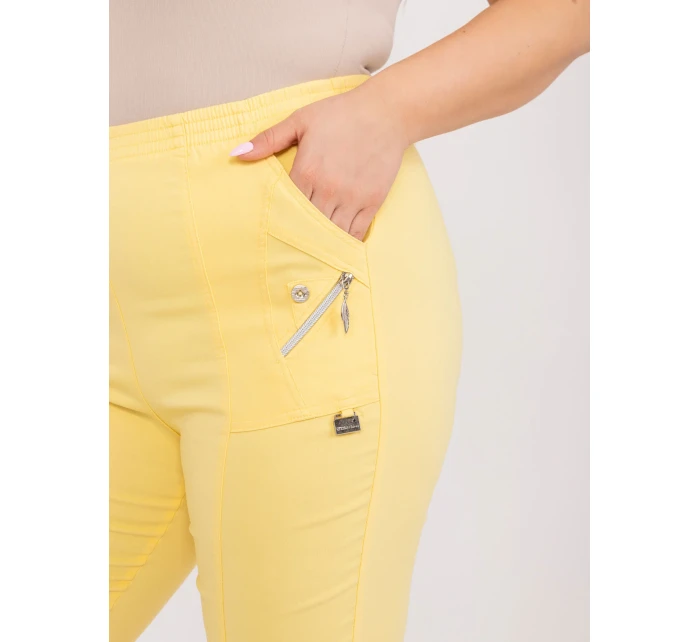 Spodnie AT SP model 19658773 jasny żółty - FPrice