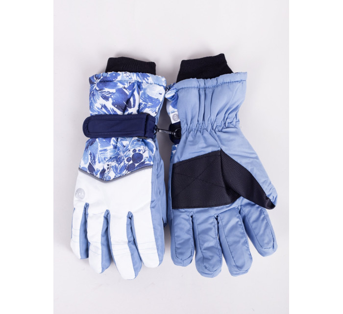 Dámske zimné lyžiarske rukavice Yoclub REN-0260K-A150 Blue
