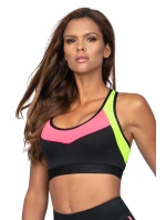 Dámská sportovní podprsenka TOP Reviver model 22011569 Černá mix - Lorin