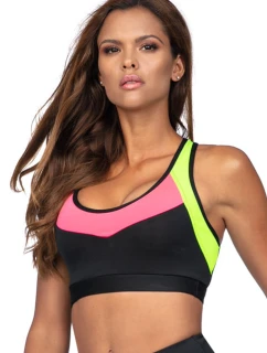 Dámska športová podprsenka TOP Reviver L5177/0 Black Mix - Lorin