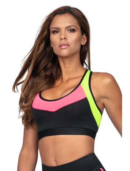 Dámska športová podprsenka TOP Reviver L5177/0 Black Mix - Lorin