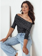 dámská pruhovaná halenka černá Dstreet model 21976246 - FashionStreet