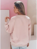 Dámská oversize mikina s výšivkou růžová Dstreet model 21989121 - FashionStreet
