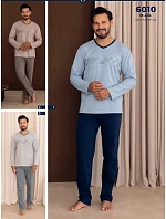 Pyžamo Regina 6010 s dlhými rukávmi, veľkosti M–3XL, Z26/27