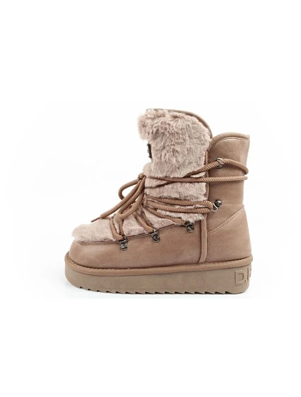snow boots winter fashion  brown high dámské model 21395346 - D.Franklin