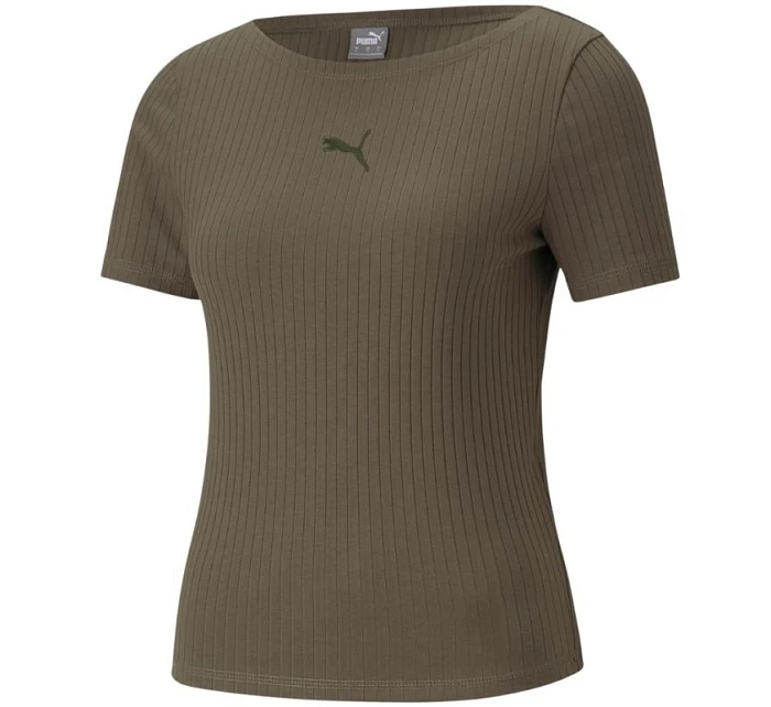 Dámske tričko Her Ribbed Slim Grape Leaf W 531917 44 - Puma