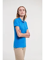 Dámské elastické piqué polo 10. sky model 22473861 - Russell Athletic Dámské elastické piqué polo 10. sky model 22473861 - Russell Athletic