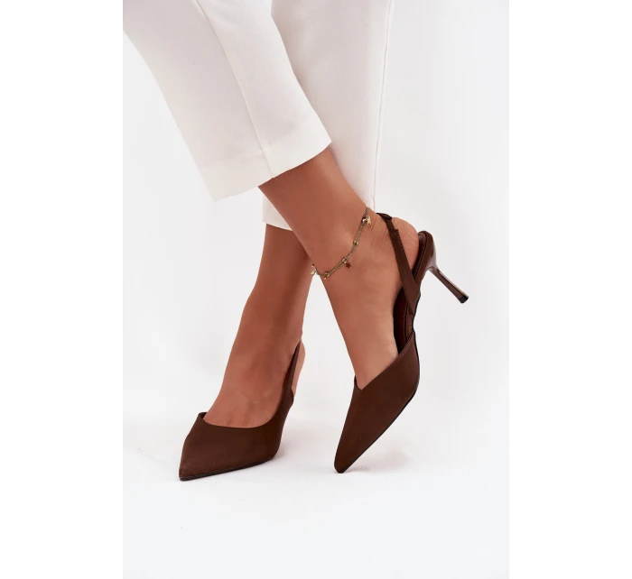 Lodičky s odhalenými čokoládové model 21715413 - Boto Lodičky s odhalenými čokoládové model 21715413 - Boto