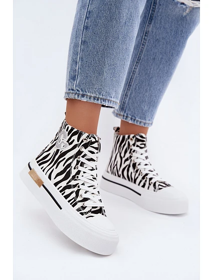 Dámske tenisky na platforme Zebra Meloria Dámske tenisky na platforme Zebra Meloria